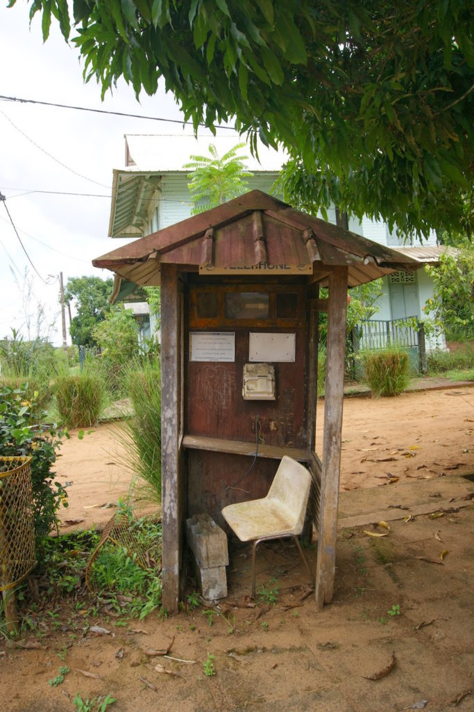Cabine téléphonique Guyane