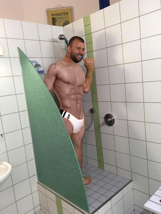 douche pour enfant au camping de munster