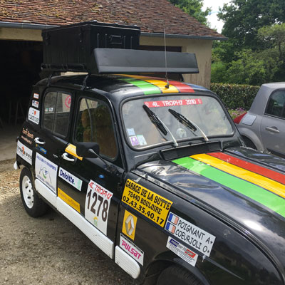 galerie personnalisée pour renault 4L