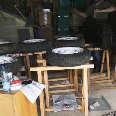 peinture jantes de 4L