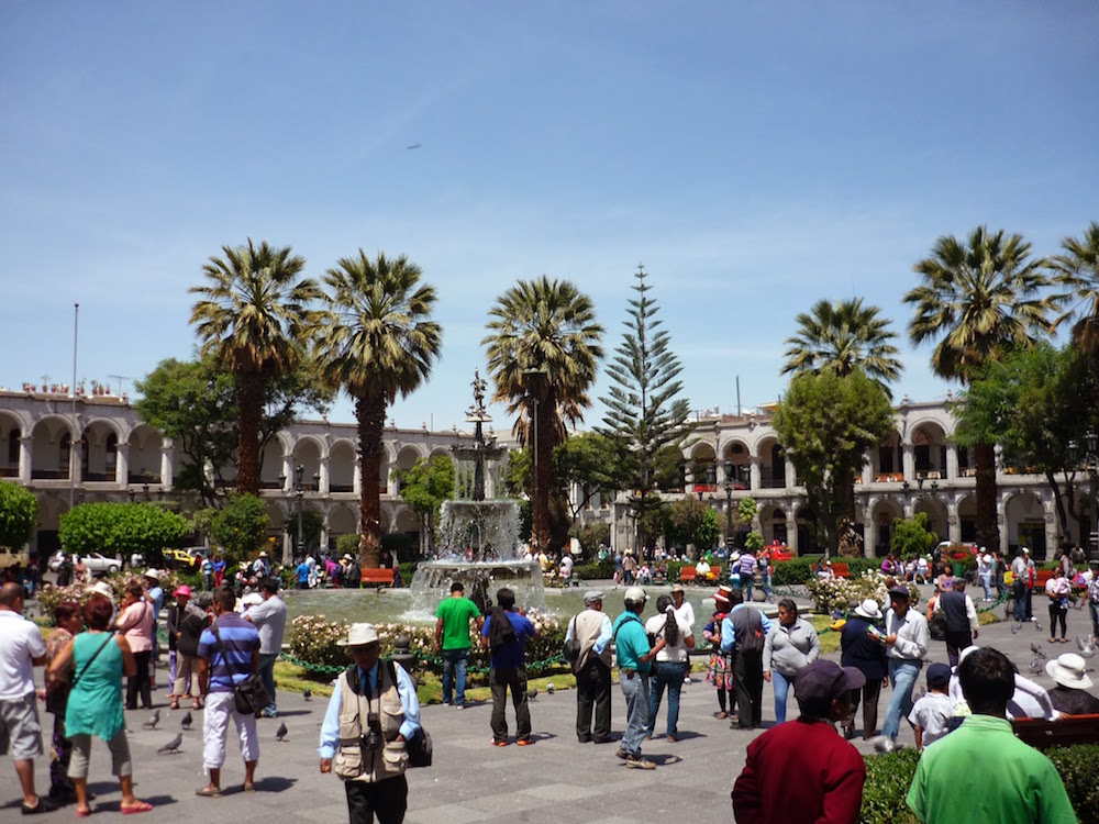 Piazza das armas Arequipa Pérou