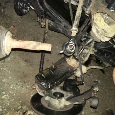 changement cardan renault 4L